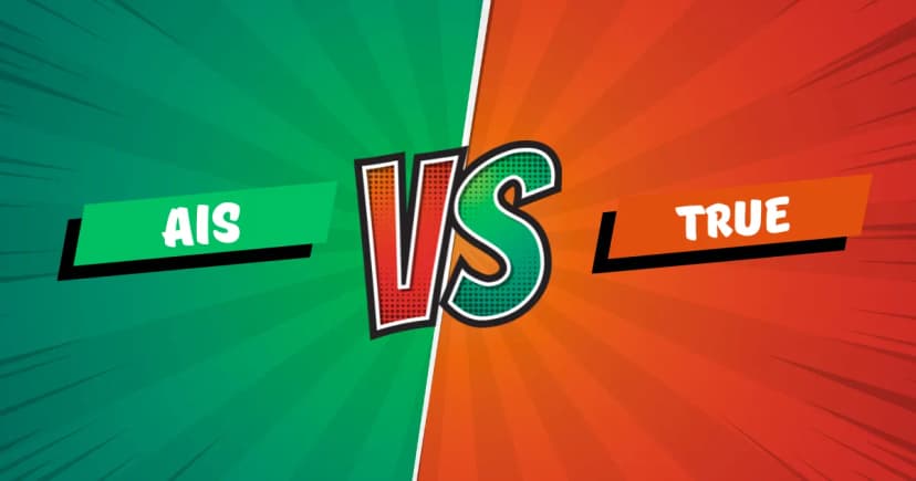 เปรียบเทียบโปรเน็ต AIS vs TRUE สำหรับปี 2025
